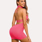 Lace Chemise Halter Dress