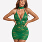 Lace Chemise Halter Dress