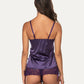 Lace Cami and Shorts Satin Sets