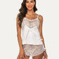 Lace Cami and Shorts Satin Sets