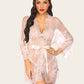 Lace Kimono Mesh Robe