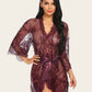 Lace Kimono Mesh Robe