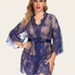 Lace Kimono Mesh Robe
