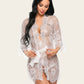 Lace Kimono Mesh Robe