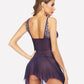 Lace Front Closure Night Dress