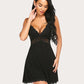 Lace Modal V-Neck Full Slip Sleep Dress