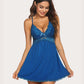 Lace Modal V-Neck Full Slip Sleep Dress