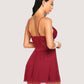 Lace Modal V-Neck Full Slip Sleep Dress