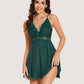 Lace Modal V-Neck Full Slip Sleep Dress