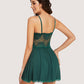 Lace Modal V-Neck Full Slip Sleep Dress