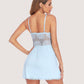 Lace Modal V-Neck Full Slip Sleep Dress