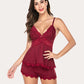 Lace Floral Pajamas Lounge Sets