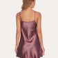 Satin Slip Nightgown Mini Dress