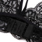 3 Piece Sets Lace Bralette, Skirt with Panty