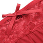 3 Piece Sets Lace Bralette, Skirt with Panty