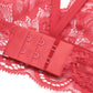 3 Piece Sets Lace Bralette, Skirt with Panty