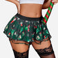 Pleated Costume Mini Skirt with Garter