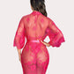 2 Piece Set Lace Robe with Teddy