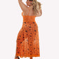 Plus Size Floral Side Slits Nightdress