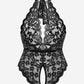 Plus Size Lace Halter Teddy
