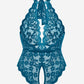 Plus Size Lace Halter Teddy