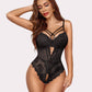 Floral Lace Crotchless Bodysuit