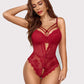 Floral Lace Crotchless Bodysuit