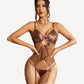 Faux Leather Corset With Garter Belt
