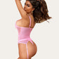 Floral Lace Underwire Bra and Panty Set