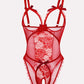 Crotchless Lace Mini Bodysuit