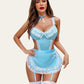 French Maid Outfit Lace Teddy