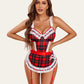 French Maid Outfit Lace Teddy
