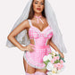 French Maid Outfit Lace Teddy