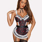 French Maid Outfit Lace Teddy