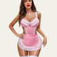 French Maid Outfit Lace Teddy