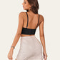 Lace Bustier Corset V Neck Cami Top