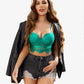Lace Bustier Corset V Neck Cami Top