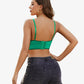 Lace Bustier Corset V Neck Cami Top