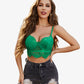 Lace Bustier Corset V Neck Cami Top