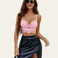 Lace Bustier Corset V Neck Cami Top