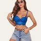 Lace Bustier Corset V Neck Cami Top