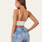 Lace Bustier Corset V Neck Cami Top
