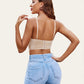 Lace Bustier Corset V Neck Cami Top