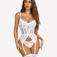 Floral Lace Corsets and Panty Set