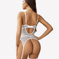 Floral Lace Corsets and Panty Set