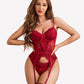 Floral Lace Corsets and Panty Set