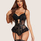 Lace Garter Lingerie Set Teddy