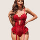 Garter Lingerie Set Underwired Teddy