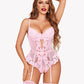 Garter Lingerie Set Underwired Teddy