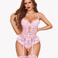Garter Lingerie Set Underwired Teddy